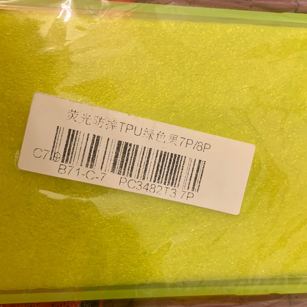 Neon green case